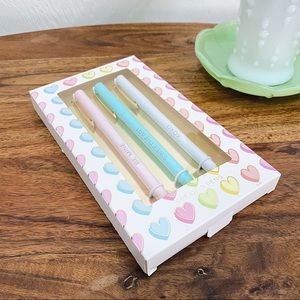 Valentines Day Set of (3) Pens Gift Set
